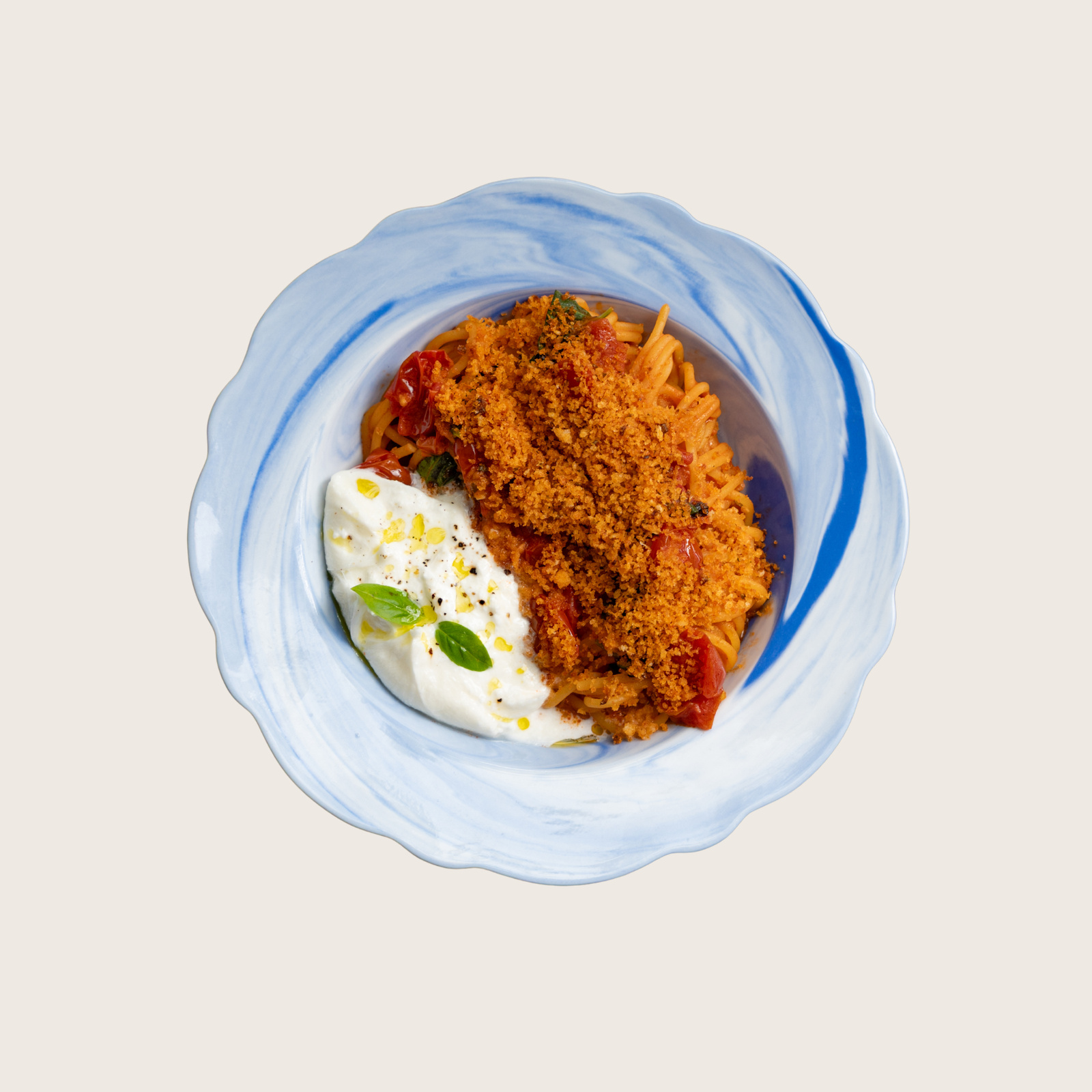 Burrata and Tomato at Otto Italian Eatery, Sukhumvit 38 Bangkok