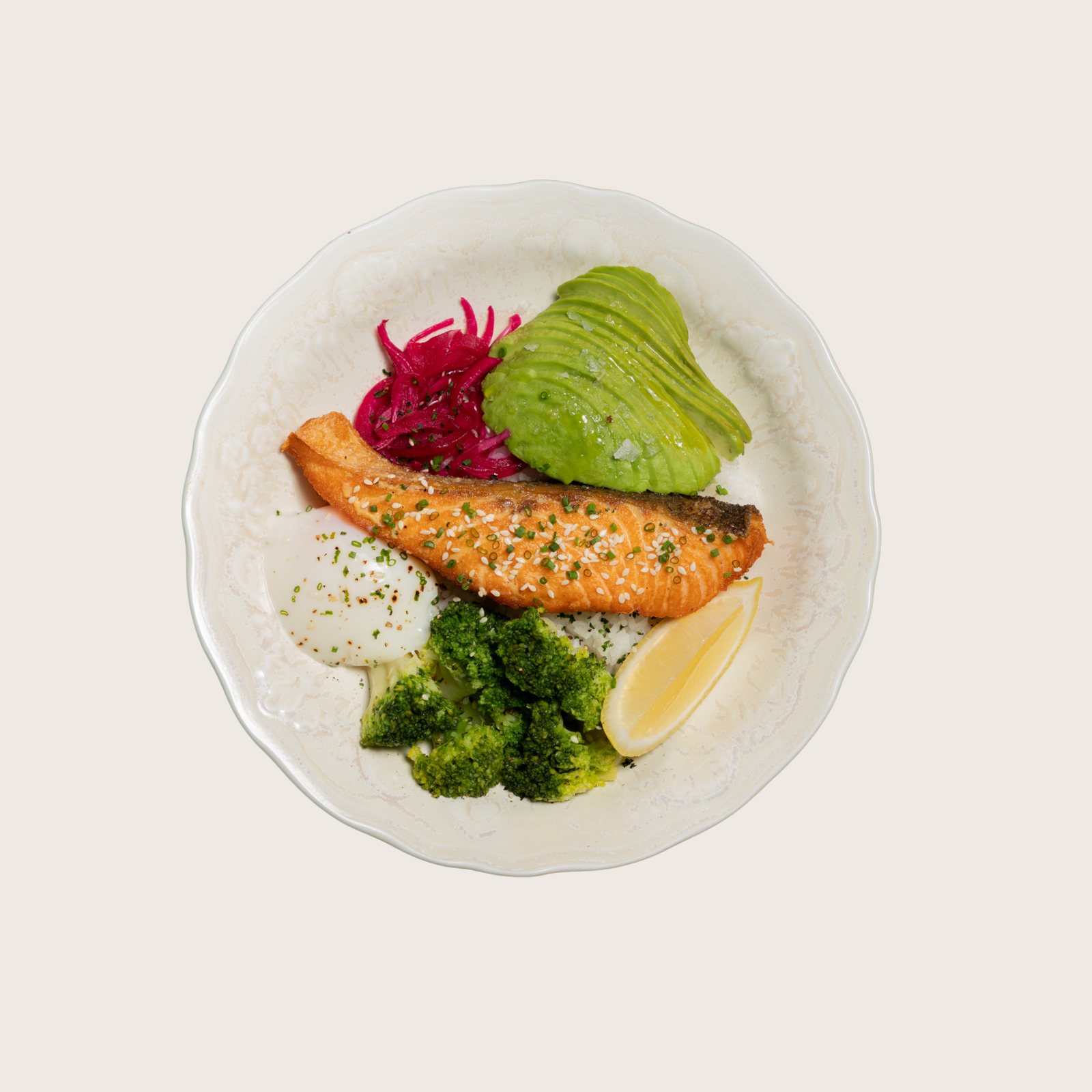 Grilled Salmon Bowl at Otto Italian Eatery, Sukhumvit 38 Bangkok